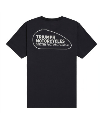 T-SHIRT TRIUMPH REFUEL BLACK TEE - MTSS25106