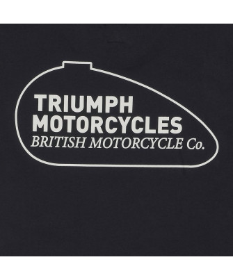 T-SHIRT TRIUMPH REFUEL BLACK TEE - MTSS25106