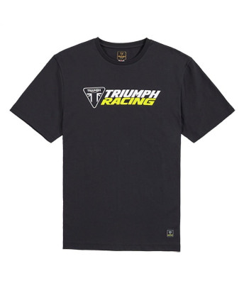 T-SHIRT TRIUMPH RACING TEE BLACK - MTSS25117
