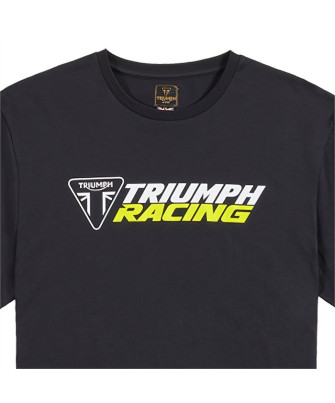T-SHIRT TRIUMPH RACING TEE BLACK - MTSS25117