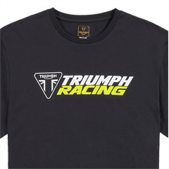 T-SHIRT TRIUMPH RACING TEE BLACK - MTSS25117
