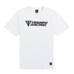 T-SHIRT TRIUMPH RACING TEE WHITE - MTSS25118