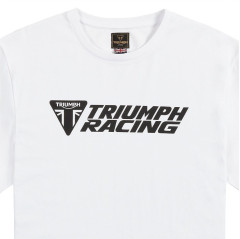 T-SHIRT TRIUMPH RACING TEE WHITE - MTSS25118