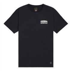 T-SHIRT TRIUMPH PIT STOP BLACK TOP - MTSS25129