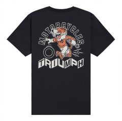 T-SHIRT TRIUMPH PIT STOP BLACK TOP - MTSS25129