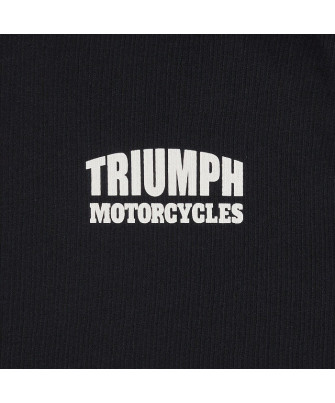 T-SHIRT TRIUMPH PIT STOP BLACK TOP - MTSS25129