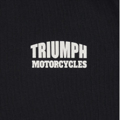 T-SHIRT TRIUMPH PIT STOP BLACK TOP - MTSS25129