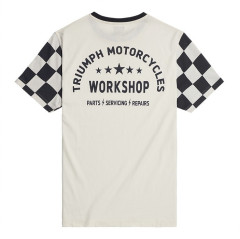 T-SHIRT TRIUMPH SS CHECKERBOARD TEE - MTSS24116