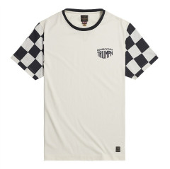 T-SHIRT TRIUMPH SS CHECKERBOARD TEE - MTSS24116