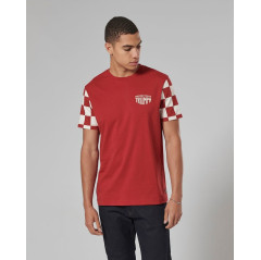 T-SHIRT TRIUMPH CHECKERBOARD SS TEE-R/BNE - MTSS24132