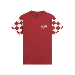 T-SHIRT TRIUMPH CHECKERBOARD SS TEE-R/BNE - MTSS24132