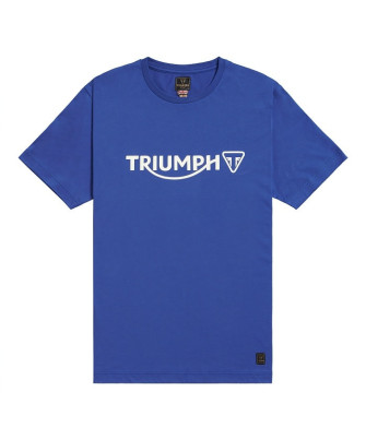 T-SHIRT TRIUMPH CARTMEL BLUE TEE - MTSS25100