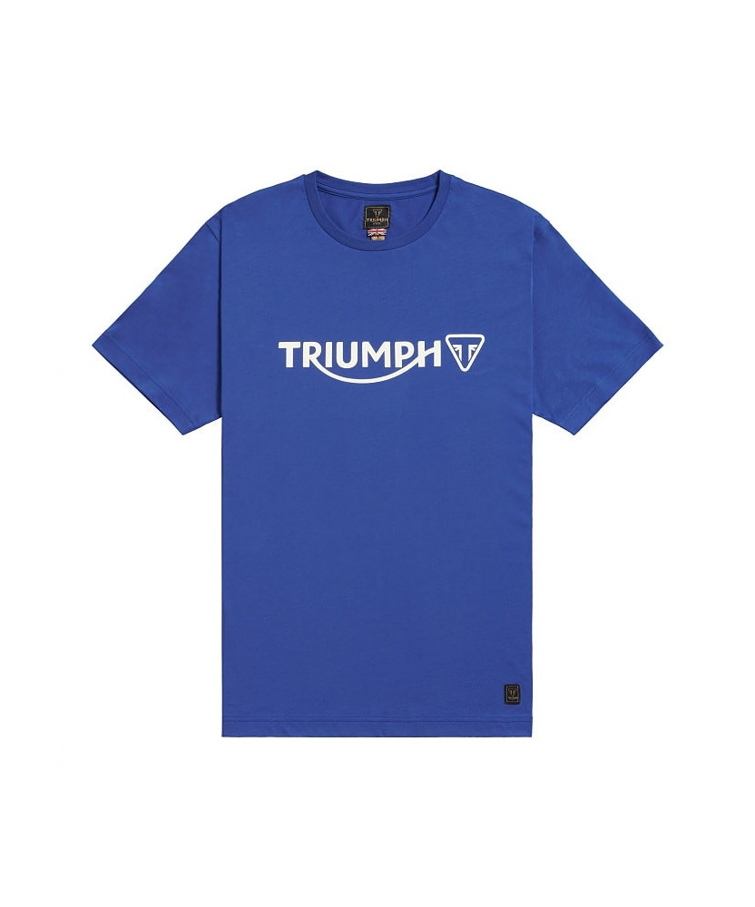 T-SHIRT TRIUMPH CARTMEL BLUE TEE - MTSS25100