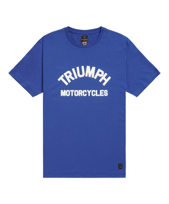 T-SHIRT TRIUMPH BURNHAM BLUE TEE - MTSS25101
