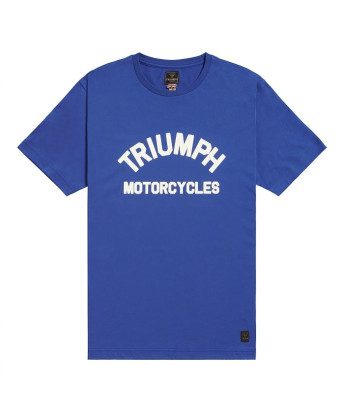T-SHIRT TRIUMPH BURNHAM BLUE TEE - MTSS25101