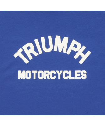 T-SHIRT TRIUMPH BURNHAM BLUE TEE - MTSS25101