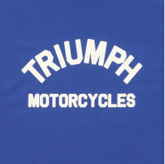 T-SHIRT TRIUMPH BURNHAM BLUE TEE - MTSS25101