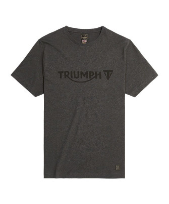 T-SHIRT TRIUMPH CARTMEL TEE-BLK MARL/BLK - MTSS24104
