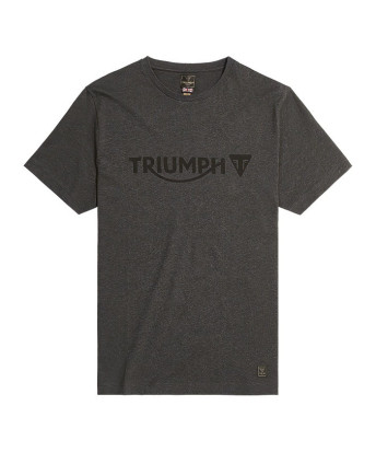 T-SHIRT TRIUMPH CARTMEL TEE-BLK MARL/BLK - MTSS24104