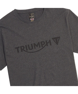 T-SHIRT TRIUMPH CARTMEL TEE-BLK MARL/BLK - MTSS24104