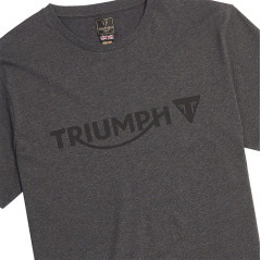 T-SHIRT TRIUMPH CARTMEL TEE-BLK MARL/BLK - MTSS24104