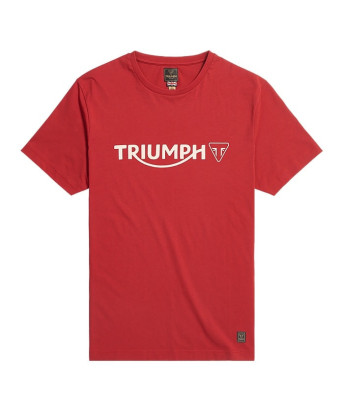 T-SHIRT TRIUMPH CARTMEL TEE-RED/BONE - MTSS24105
