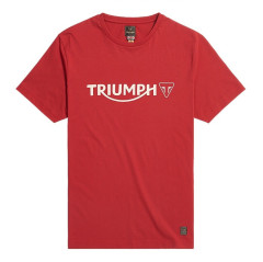 T-SHIRT TRIUMPH CARTMEL TEE-RED/BONE - MTSS24105