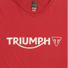 T-SHIRT TRIUMPH CARTMEL TEE-RED/BONE - MTSS24105