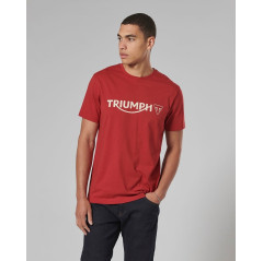 T-SHIRT TRIUMPH CARTMEL TEE-RED/BONE - MTSS24105