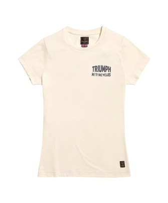 T-SHIRT TRIUMPH THELMA BONE CREW NECK TEE - MTSS22019