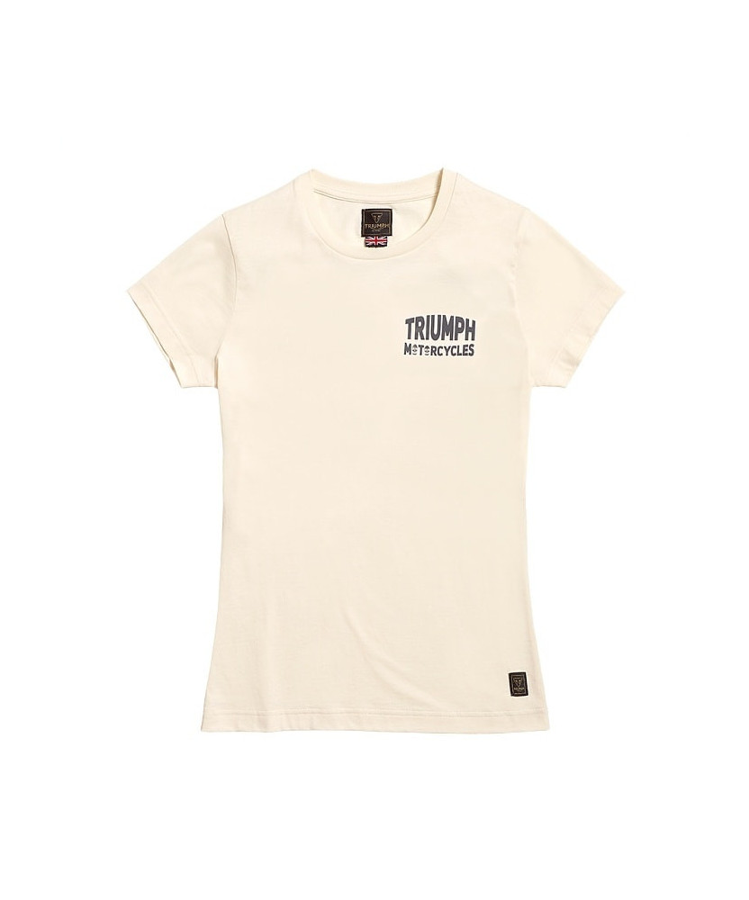 T-SHIRT TRIUMPH THELMA BONE CREW NECK TEE - MTSS22019