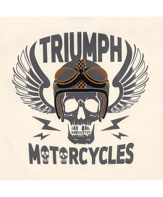 T-SHIRT TRIUMPH THELMA BONE CREW NECK TEE - MTSS22019