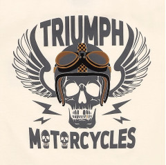 T-SHIRT TRIUMPH THELMA BONE CREW NECK TEE - MTSS22019