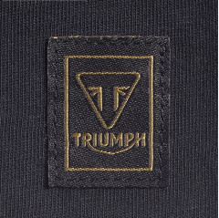 T-SHIRT TRIUMPH WORKSHOP BLACK CREW TEE - MTSS22022