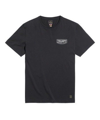 T-SHIRT TRIUMPH CUSTOM BLACK CREW NECK TEE - MTSS22024