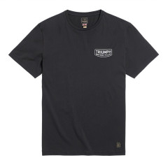 T-SHIRT TRIUMPH CUSTOM BLACK CREW NECK TEE - MTSS22024