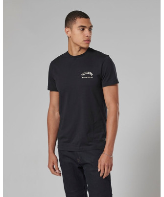 T-SHIRT TRIUMPH CASTLE JET BLACK TEE - MTSS22030