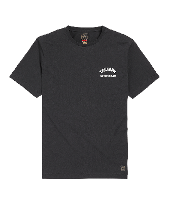T-SHIRT TRIUMPH CASTLE JET BLACK TEE - MTSS22030