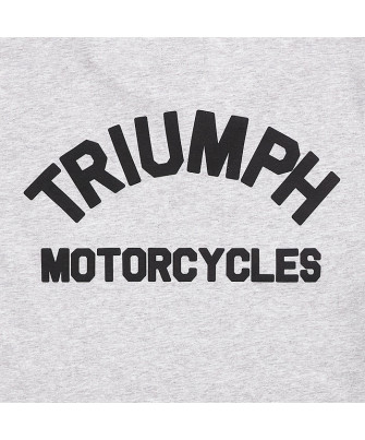 T-SHIRT TRIUMPH SYDNEY LDS GREY/BLACK TEE - MTSS22014