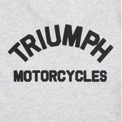 T-SHIRT TRIUMPH SYDNEY LDS GREY/BLACK TEE - MTSS22014