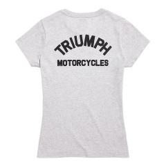 T-SHIRT TRIUMPH SYDNEY LDS GREY/BLACK TEE - MTSS22014