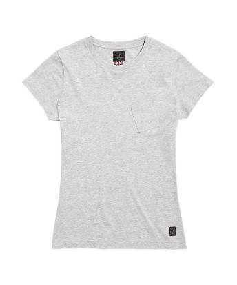 T-SHIRT TRIUMPH SYDNEY LDS GREY/BLACK TEE - MTSS22014