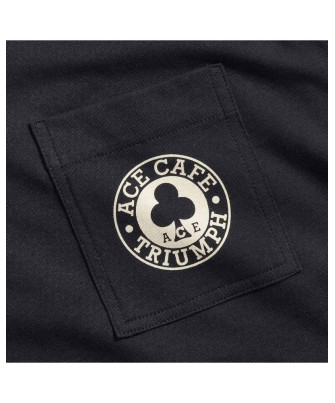T-SHIRT TRIUMPH ACE POCKET TEE BLACK - MTSS23803