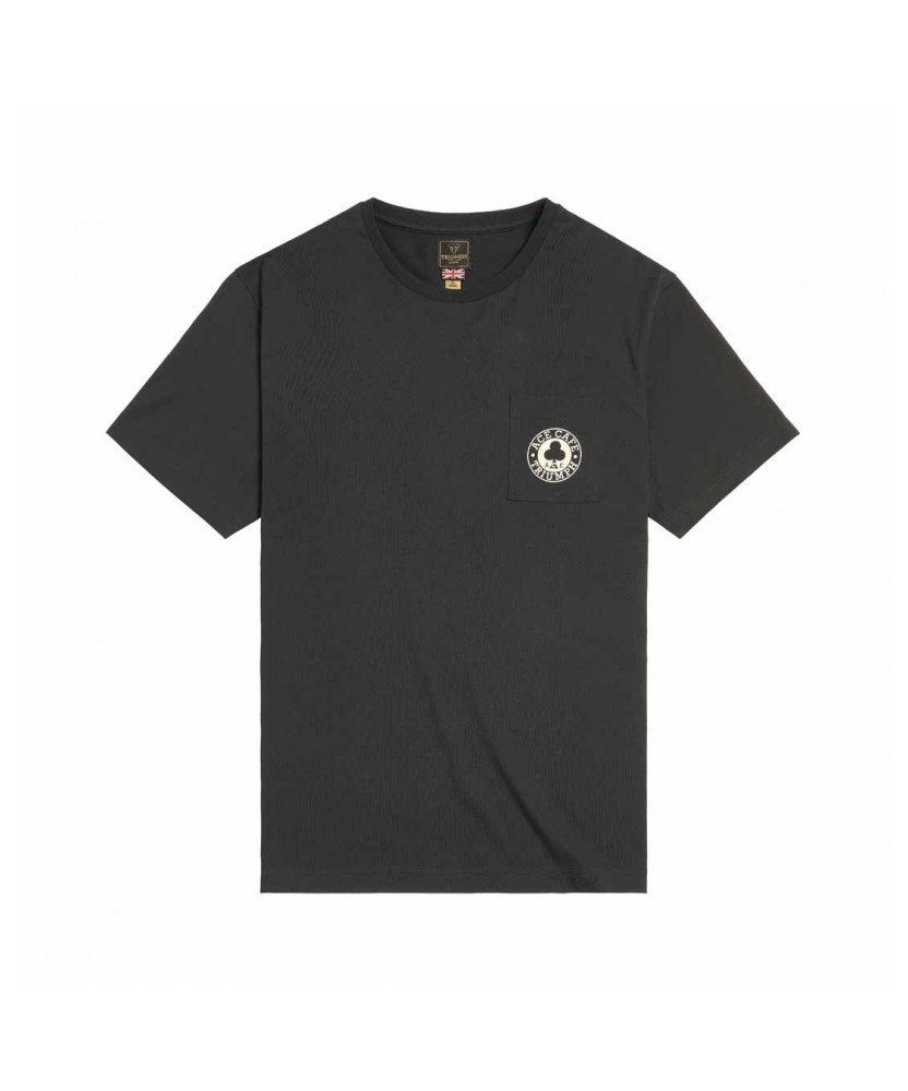 T-SHIRT TRIUMPH ACE POCKET TEE BLACK - MTSS23803