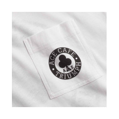 T-SHIRT TRIUMPH ACE POCKET TEE WHITE - MTSS23802