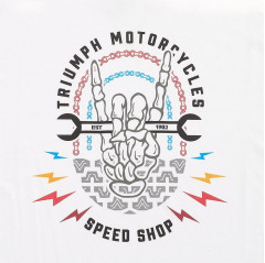T-SHIRT TRIUMPH RAD LDS WHITE/MULTI TEE - MTSS2330