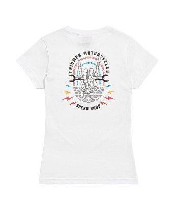 T-SHIRT TRIUMPH RAD LDS WHITE/MULTI TEE - MTSS2330