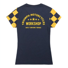 T-SHIRT TRIUMPH MARIE LDS NAVY/YLLW TEE - MTSS2321