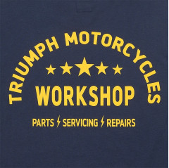 T-SHIRT TRIUMPH MARIE LDS NAVY/YLLW TEE - MTSS2321