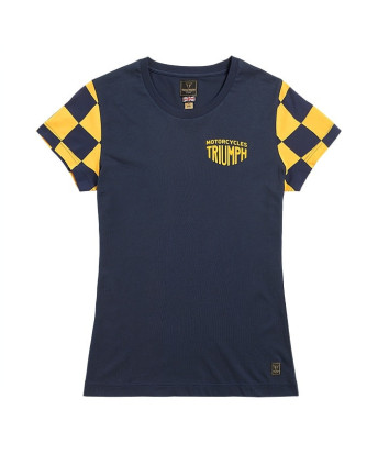 T-SHIRT TRIUMPH MARIE LDS NAVY/YLLW TEE - MTSS2321